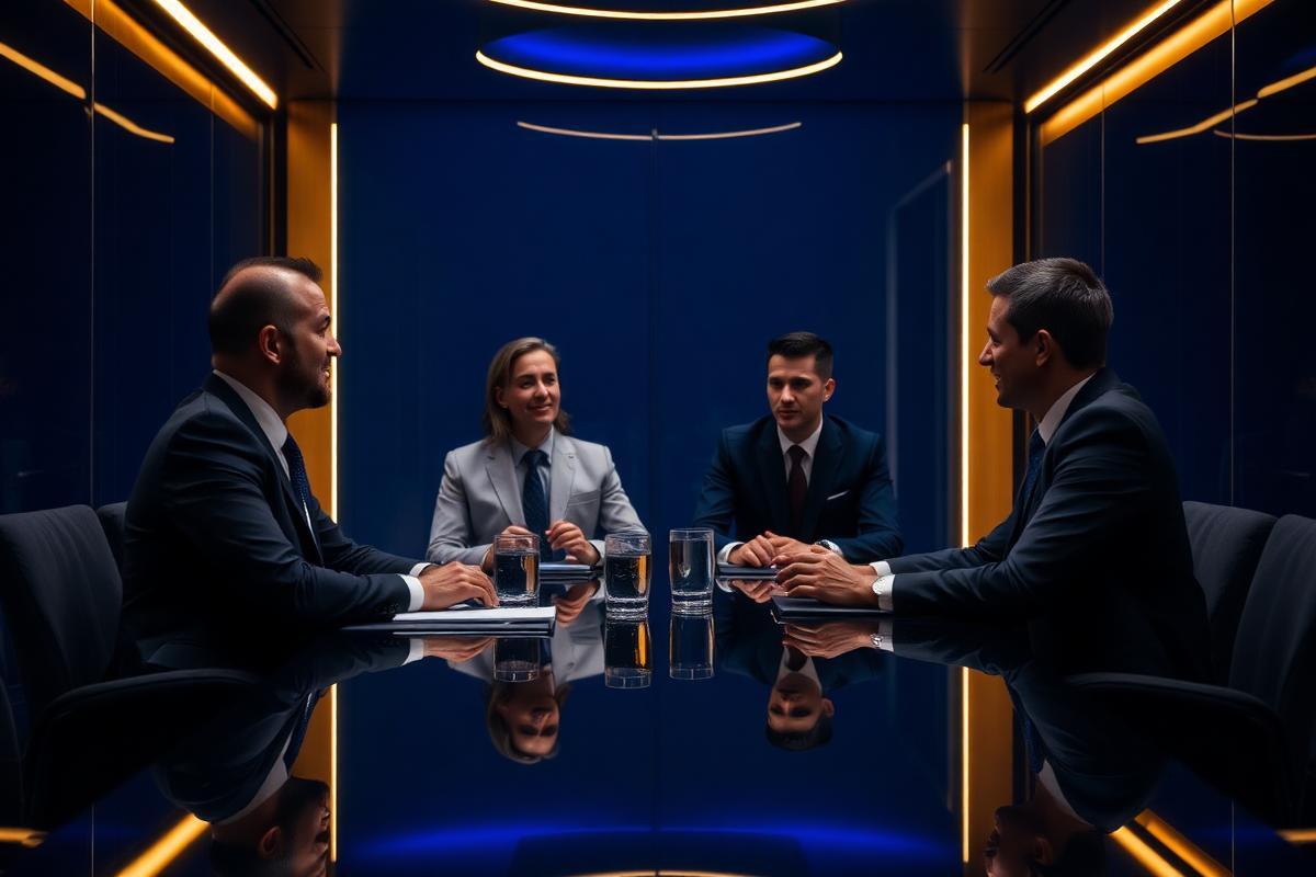 Executives in a boardroom